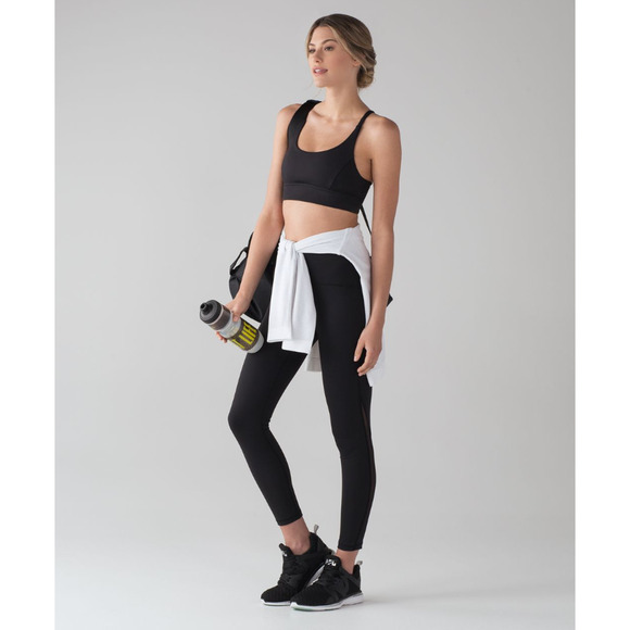 (8) $98 Lululemon Train Times‎ 7/8 Pant *25" Black - Picture 1 of 9